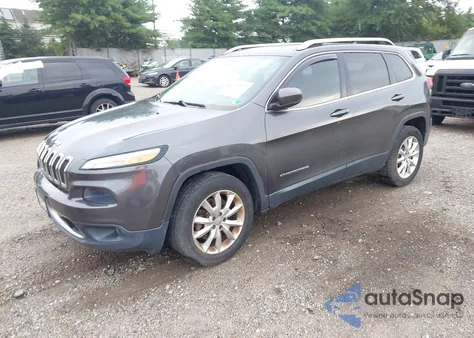 2015 Jeep Cherokee Limited из США, поврежденный, VIN 1C4PJMDSXFW577493